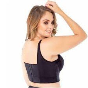 Fajas Uplady Extra Firm Control Full Cup Bra with Side and Back Support